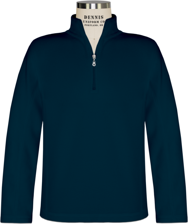 1 4 Zip Mock Neck Microfleece Pullover For Sale