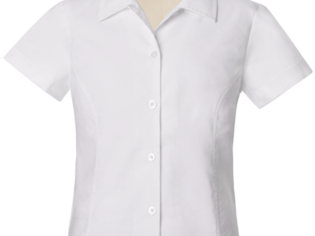 Short Sleeve Convertible Collar Taylor Blouse Cheap