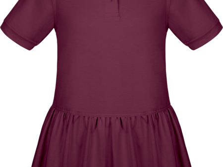 Short Sleeve Jersey Polo Dress For Discount