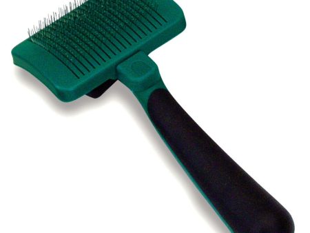 Safari Cat Self-Cleaning Slicker Brush Green One Size on Sale