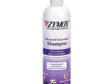 Zymox Advanced Enzymatic Shampoo for Dry or Itchy Skin 1ea 12 oz Hot on Sale