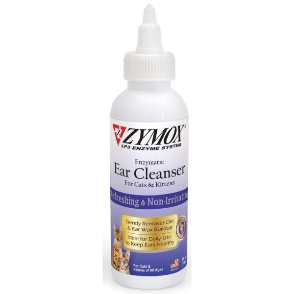 Zymox Enzymatic Ear Cleanser for Cats & Kittens 1ea 4 oz Online Sale