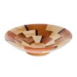 Wheels Handmade Wood Serving Bowl from Guatemala Cheap