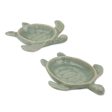 Aqua Thai Turtles Handcrafted Celadon Ceramic Bowls from Thailand (pair) Cheap