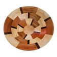 Wheels Handmade Wood Serving Bowl from Guatemala Cheap