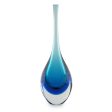 Levitating Sky Blue Art Glass Murano Inspired Vase Supply