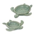 Aqua Thai Turtles Handcrafted Celadon Ceramic Bowls from Thailand (pair) Cheap