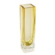 Radiance in Sunshine Handblown Murano Inspired Glass Vase Sale