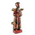 Beloved Saint Hand Painted Pinewood Saint Francis Sculpture Online now