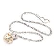 Angelic Guardian Silver and Amethyst Harmony Ball Necklace with Brass Supply