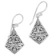 Bali Kites Sterling Silver Kite Shaped Dangle Earrings from Indonesia on Sale