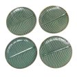 Banana Vibes Ceramic Banana Leaf Salad Plates (Set of 4) from Bali Discount