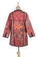 Blissful Variety Printed Cotton Jacket with Various Motifs from India Hot on Sale