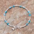 Antique Hill Tribe Hill Tribe Apatite Beaded Bracelet from Thailand Discount