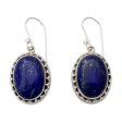 Blue Mystique Hand Crafted Sterling Silver and Lapis Lazuli Earrings Hot on Sale