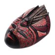 Bird Lord Bird-Themed Batik Wood Mask from Java Supply