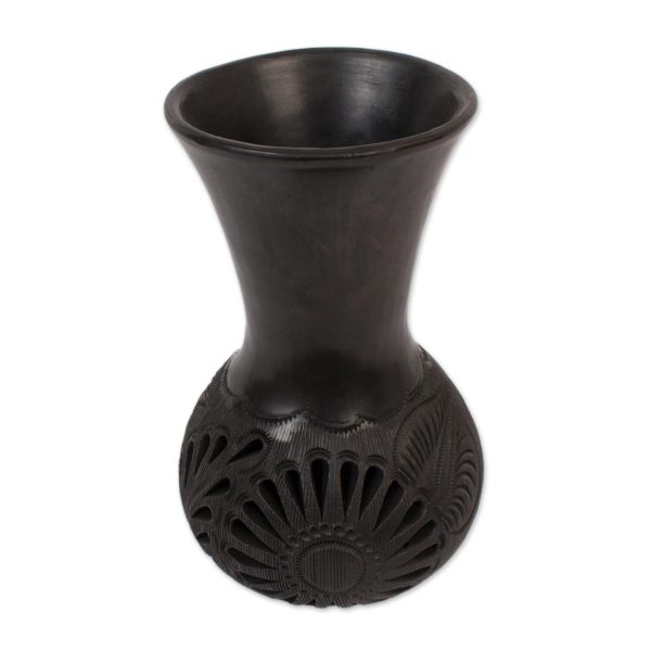 Barro Negro Rays Floral Barro Negro Ceramic Decorative Vase Online