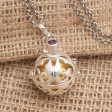 Angelic Guardian Silver and Amethyst Harmony Ball Necklace with Brass Supply