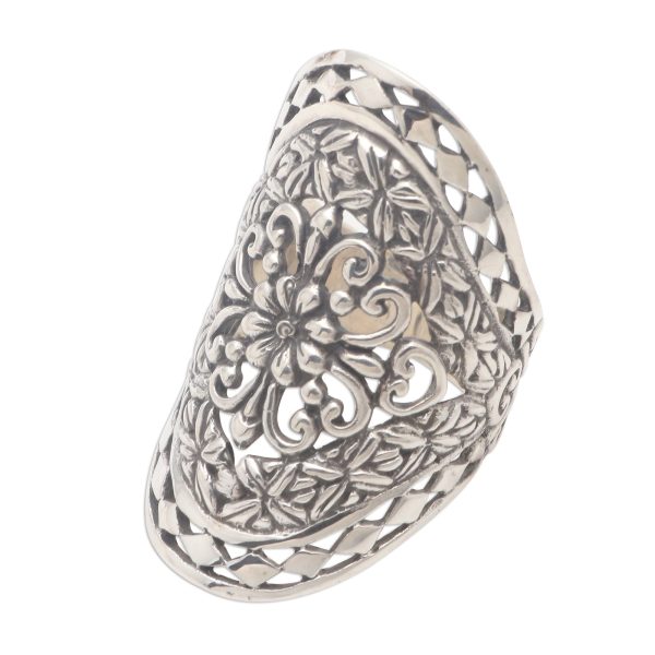 Basket of Blooms Sterling Silver Flower Ring Sale