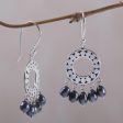 Black Moon Aura Sterling Silver Pearl Chandelier Earrings Online Hot Sale