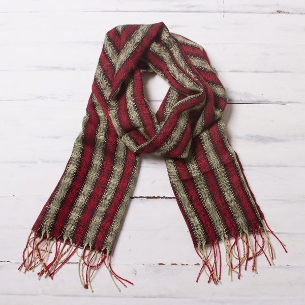 Winter Cheer Men s 100% alpaca scarf Discount