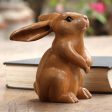 Adorable Rabbit in Brown Handmade Brown Bunny Sculpture Online Sale