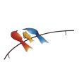 Bird Family Steel Wall Sculpture of Three Birds from Mexico Online Hot Sale