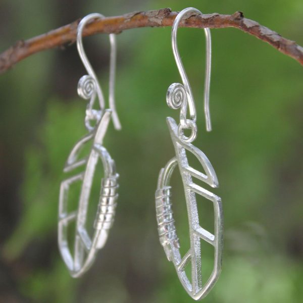 Autumn Abstraction Sterling silver dangle earrings Online