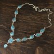 Aura of Beauty Composite Turquoise Y-Necklace from India Sale