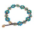 Blooming with Love Serpentine Beaded Macrame Bracelet from Thailand Cheap