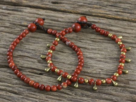 Beautiful Forever Jasper Beaded Bracelets from Thailand (Pair) Supply