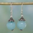 Aqua Delight Aqua Aventurine and Sterling Silver Dangle Earrings Fashion