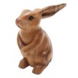 Adorable Rabbit in Brown Handmade Brown Bunny Sculpture Online Sale