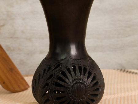 Barro Negro Rays Floral Barro Negro Ceramic Decorative Vase Online