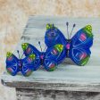 Antigua Butterflies Ceramic sculptures (Set of 3) Supply