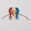 Bird Family Steel Wall Sculpture of Three Birds from Mexico Online Hot Sale