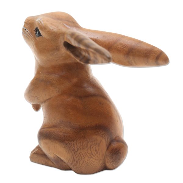 Adorable Rabbit in Brown Handmade Brown Bunny Sculpture Online Sale