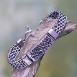 Bali Spirit Panther Link Chain Bracelet with Pendant in 925 Silver Hot on Sale