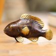 Antique Clownfish Handcrafted Balinese Bronze Clownfish Figurine For Discount