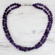 Wisdom s Fortune Amethyst strand necklace For Discount