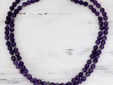 Wisdom s Fortune Amethyst strand necklace For Discount