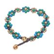 Blooming with Love Serpentine Beaded Macrame Bracelet from Thailand Cheap