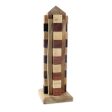 Babylon Tower Hand Made Wood Tower Puzzle Game from Thailand Cheap