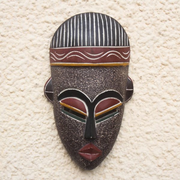 Berber Man Ethiopian wood mask For Discount