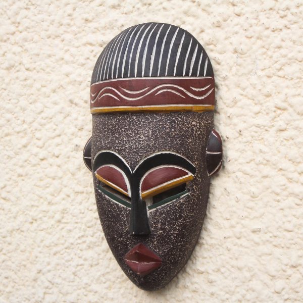 Berber Man Ethiopian wood mask For Discount