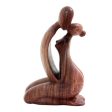 A Kiss on the Cheek Wood statuette Discount