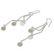 Wind Chime Sterling silver dangle earrings For Cheap