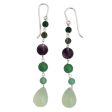 Balance and Clarity Sterling Silver and Multi-Gemstone Earrings Online Hot Sale