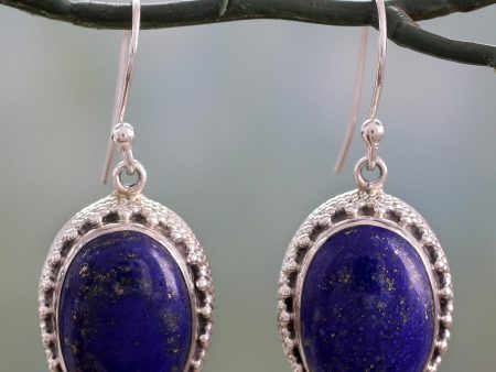 Blue Mystique Hand Crafted Sterling Silver and Lapis Lazuli Earrings Hot on Sale