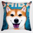 Art Print Plush Accent Pillow Cover For Cheap